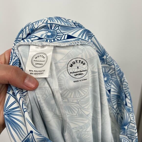 Mott50 High Rise Blue Printed Leggings - Picture 6 of 6